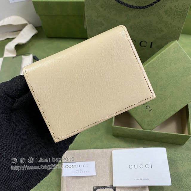 Gucci专柜新款女包, 古驰jackie1955零钱包 Gucci翻盖短夹钱包 621887  gdj1708